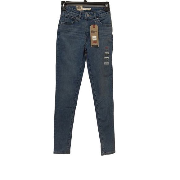 LEVE’S 721 HIGH RISE SKINNY WOMEN'S JEANS W24 / L30. - Picture 13 of 16